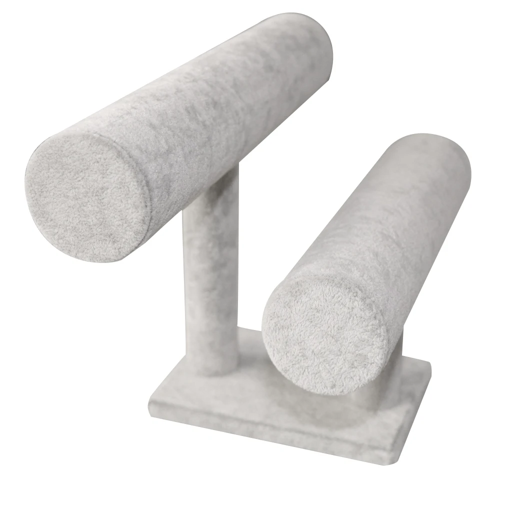 T-bar Jewelry Hard Display Stand Holder Shelf Bracelet Chain Bangle Watch