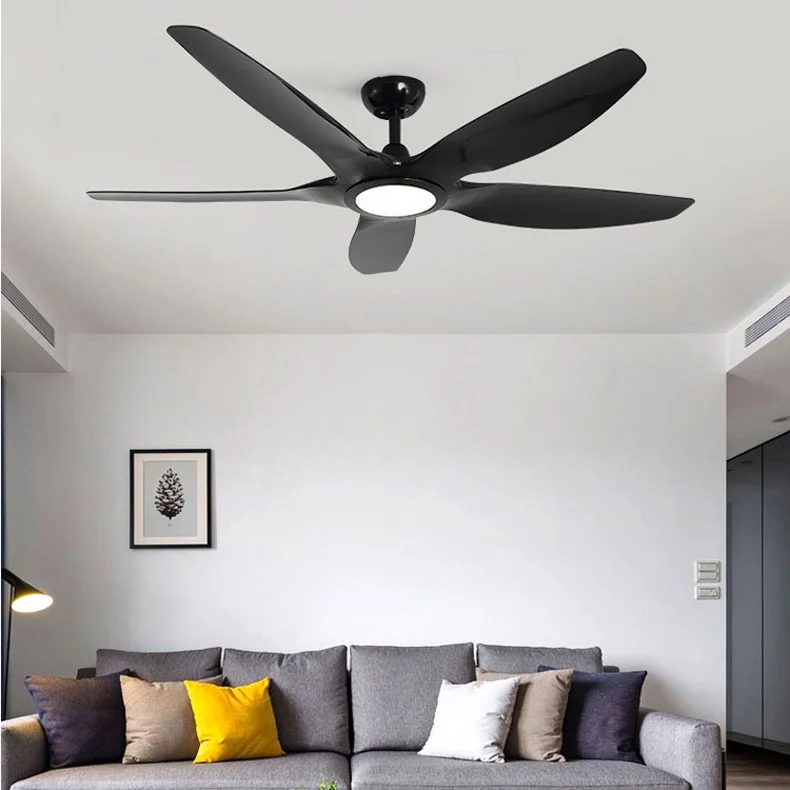 LuxuryindustryceilingfanLarge5BladeModernCeilingFanBrushed