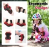 6 in 1 Skating Cycling Roller Skating Protection Set Kids Knee Elbow Wrist Protective Pads Sport Protective Gear for Boy Girl 1