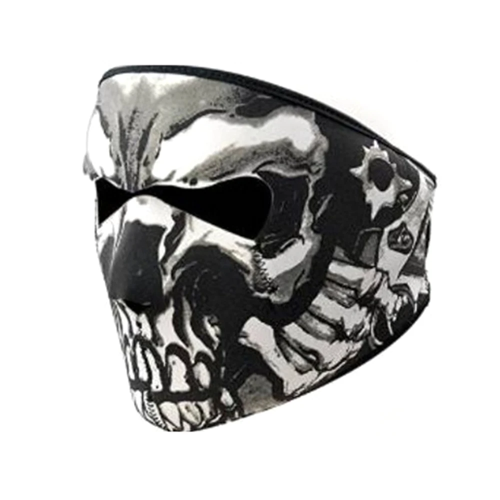 Маска мотоциклиста Ghost полная маска для лица наружная велосипедная Спортивная маска ветрозащитная и пылезащитная теплая маска Мотоциклетные аксессуары