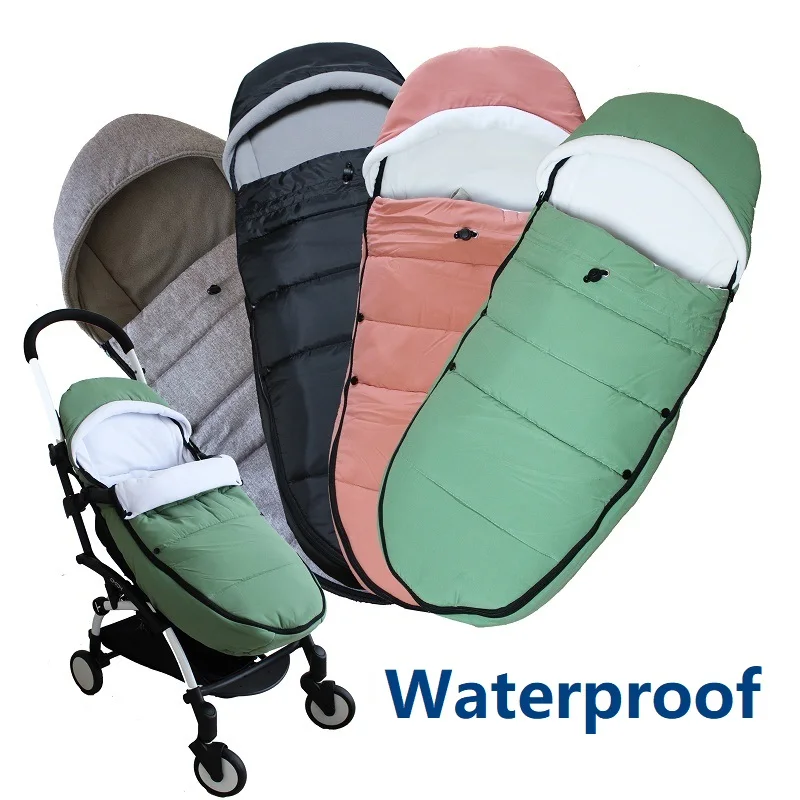 Универсальные аксессуары для детских колясок; зимние носки; сумка для сна; ветрозащитная теплая Пижама; детская коляска; муфта для ног; Babyzen yoyo