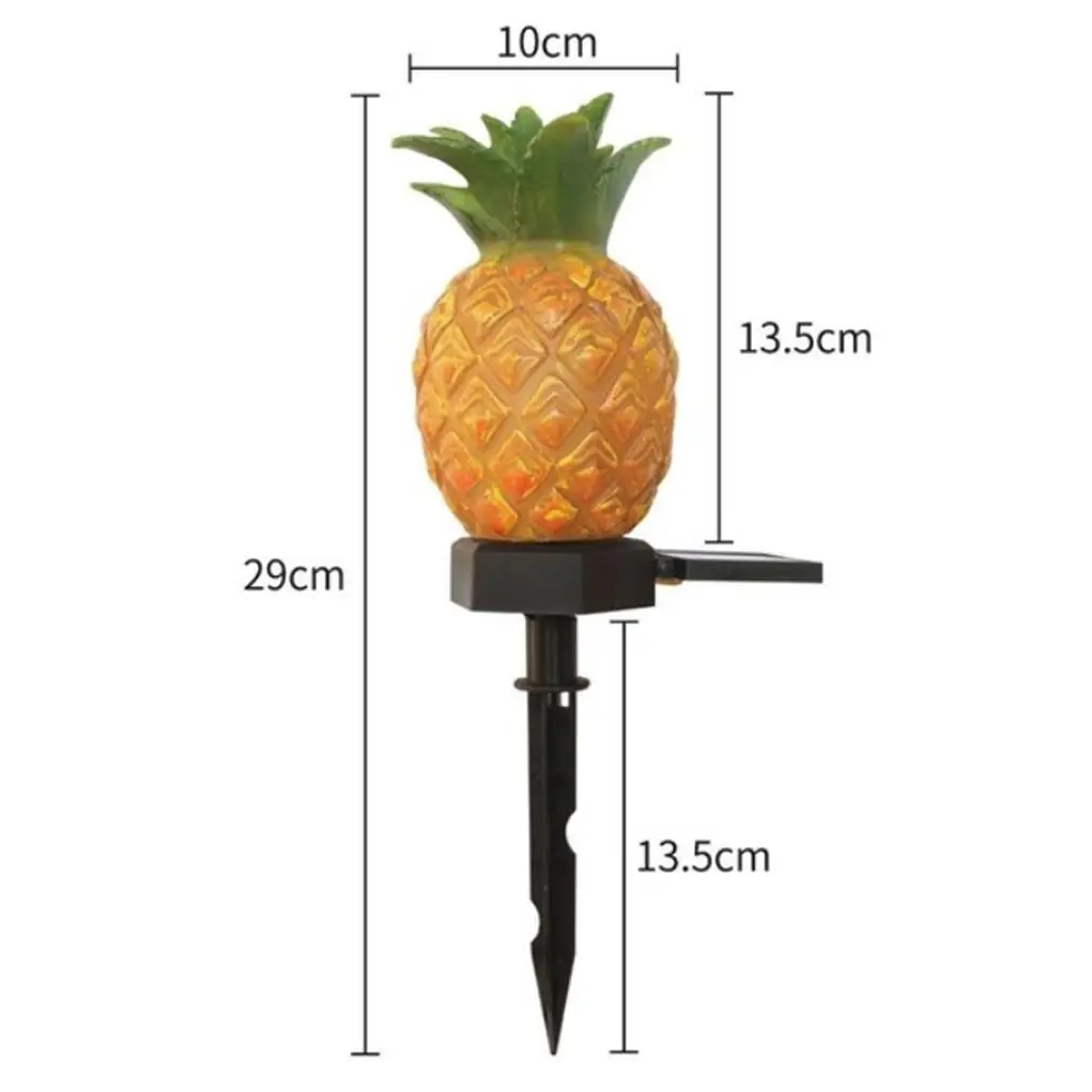 Солнечный светильник для газона ананас/Кактус экологичный ландшафтный светильник s орнамент поддельное растение прочный светильник для газона домашний водонепроницаемый