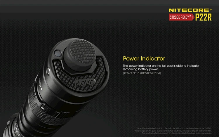 NITECORE P22R с батареей конечная производительность перезаряжаемый тактический фонарь 1800 люмен уличный охотничий фонарь
