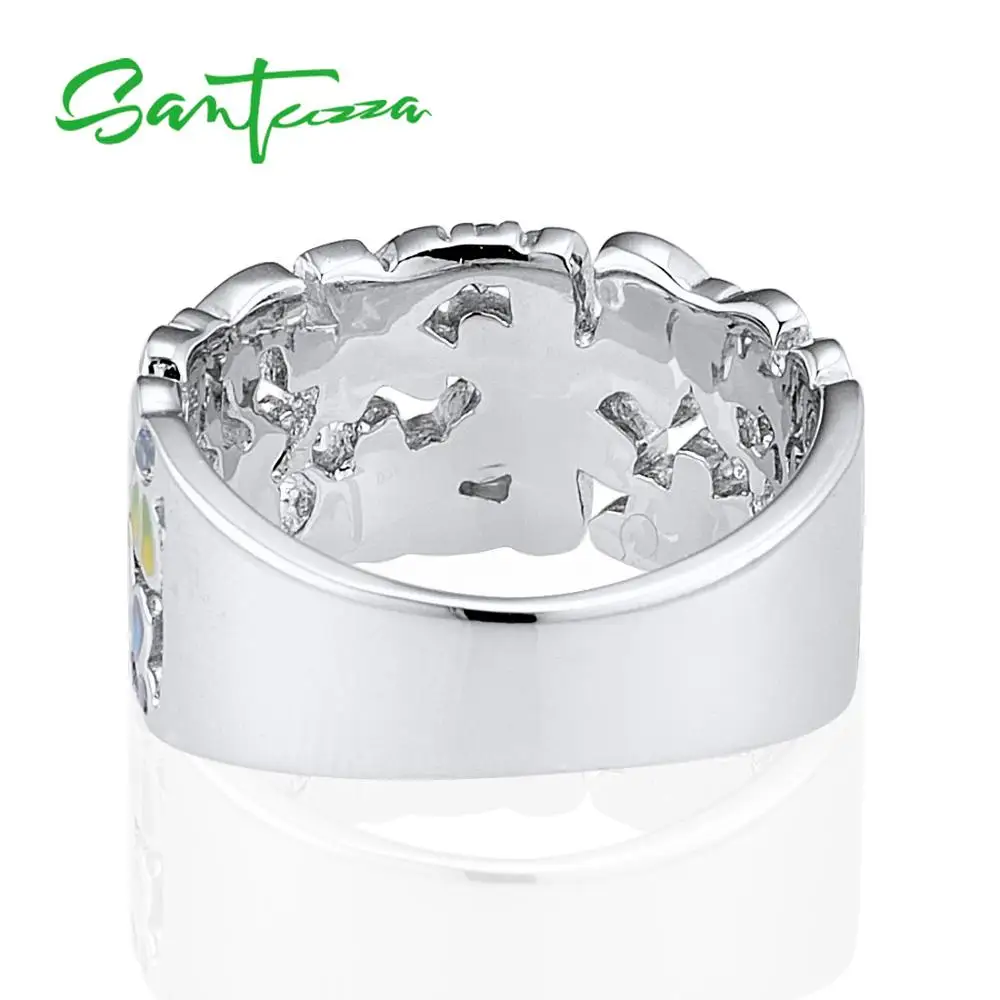 Silver Enamel Zirconia 925 3