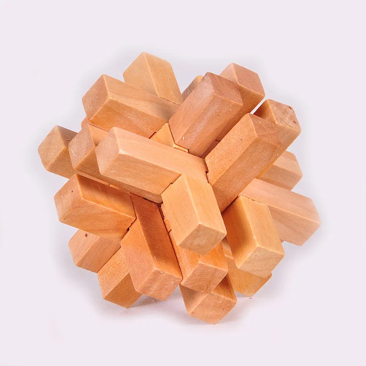 Классическая обучающая игрушка для взрослых Burr Puzzle Series Luban Lock Class 14 Brain Teaser