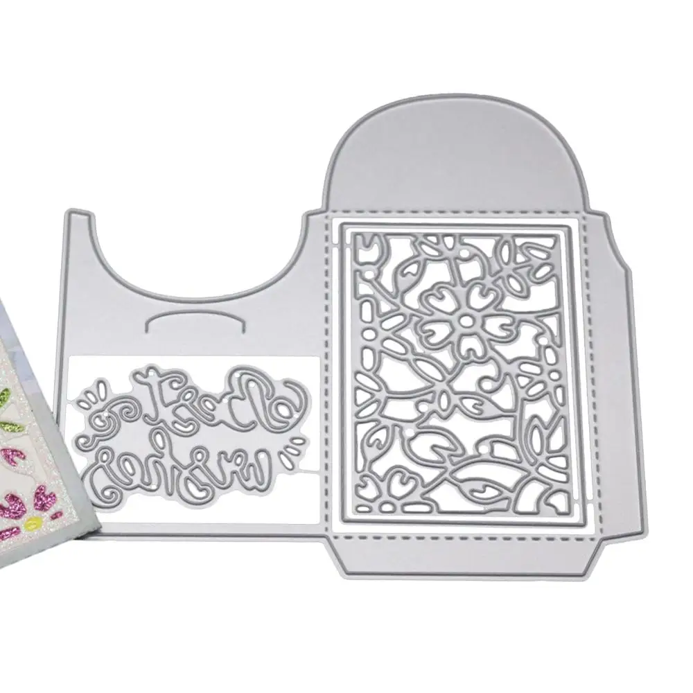  Cutting Dies Homemade envelopes/invitations Flower butterfly New mold in 2019 Metal mold for card m - 4000108561838