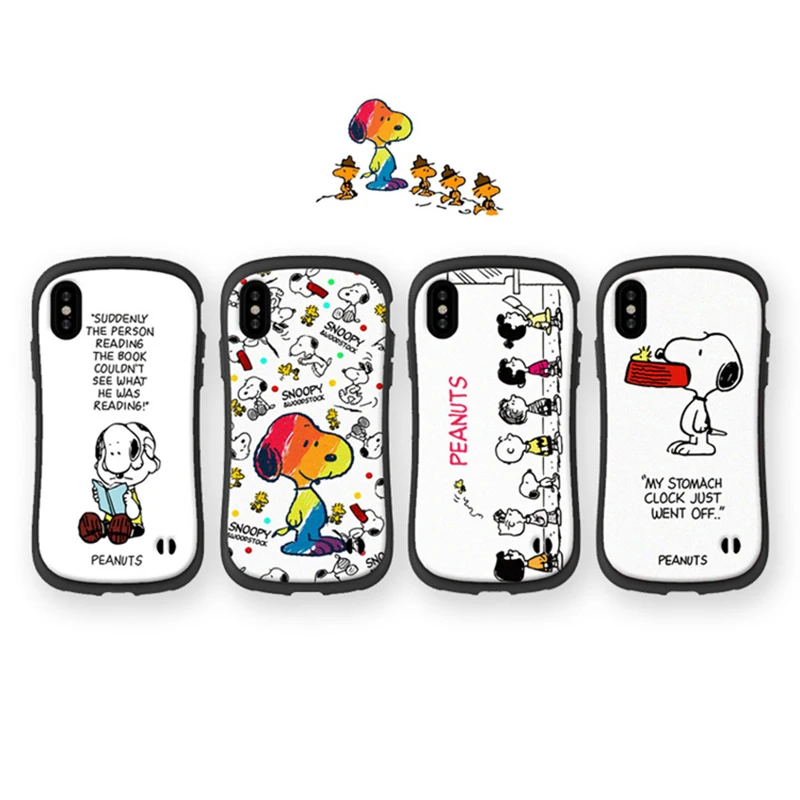 

Iface peanut cartoon dog case cartoon cute smooth soft small waist cover iPhone7 11 8 plus x s R Max explosion proof case