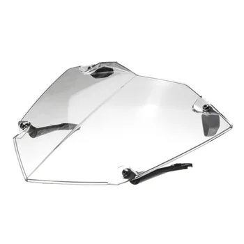 

31.5*26cm Clear Front Headlight Guard Cover Lens Protector For BMW R1200GS ADV WC 2013-2017 Transparent Headlight Guard