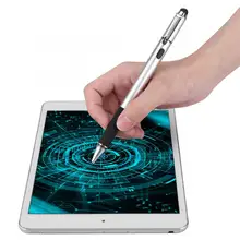Экран стилус для сенсорного экрана, серебряные активная емкостная стильная тонкими концами) Сенсорный экран стилус для мобильного телефона стилус для планшета
