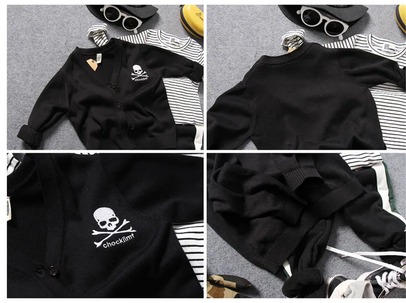 Knitted only/вязаный кардиган; 1 предмет; Новинка года; осенний вязаный свитер с надписью для мальчиков; детская одежда на весну-осень; свитер для мальчиков