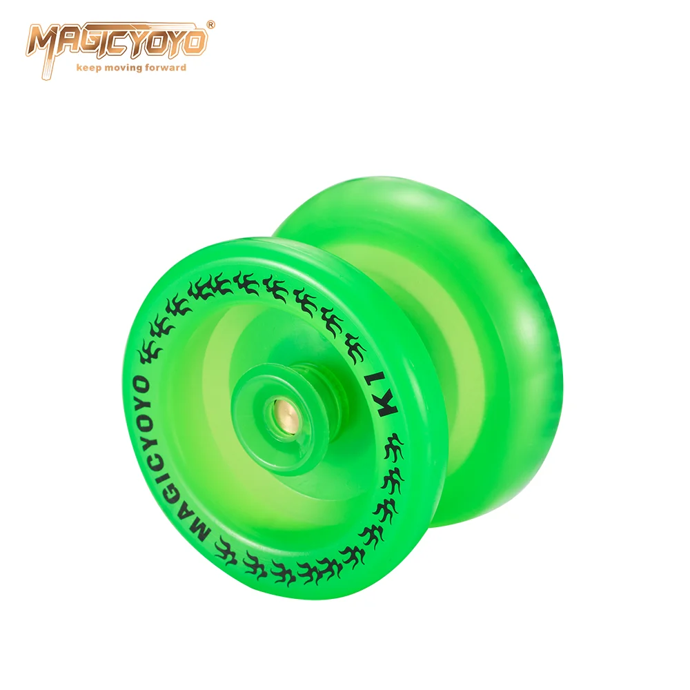 MAGICYOYO K1 светящийся зеленый отзывчивый йо Профессиональный алюминиевый сплав