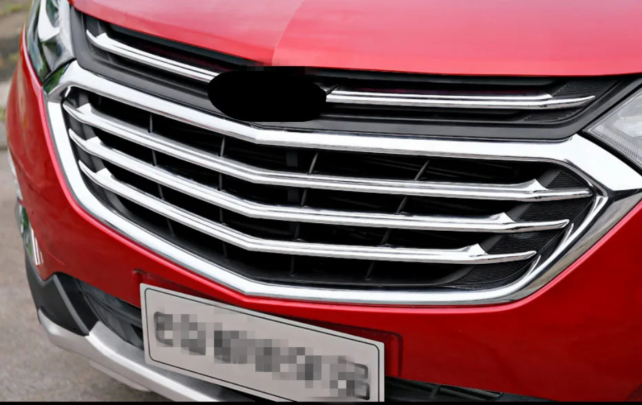 ABS для Chevrolet Equinox Хромированная передняя решетка декоративная накладка 5 шт