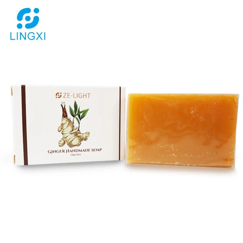 

Handmade Anti Acne Ginger Body Kojic Soap Ginger Skin Whitening Soap Natural Kojic Acid Whitening Soap 100g
