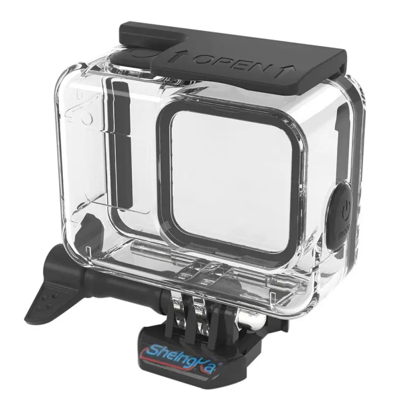 Мягкий резиновый ключ водонепроницаемый чехол для GoPro8 Спортивная камера Gopro8 водонепроницаемый чехол для дайвинга защитный чехол Sheingka бренд