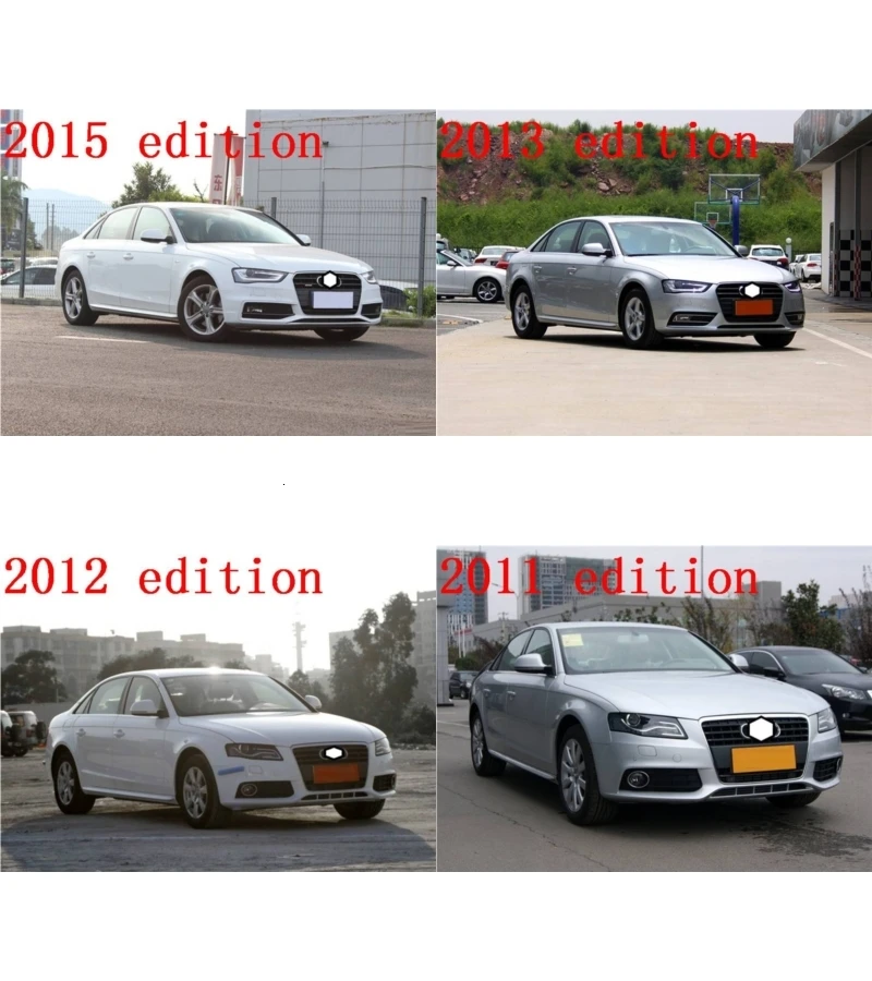 Automobile Exterior Decorative Mouldings Front Tuning Car Lip Rear Diffuser Bumpers 09 10 11 12 13 14 15 16 17 FOR Audi A4L