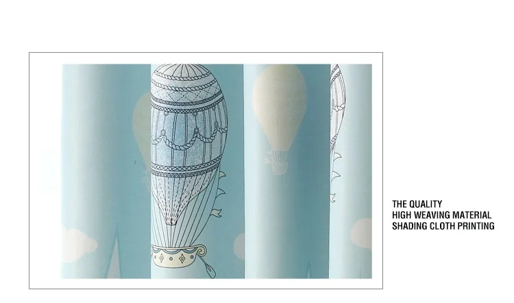 Занавески для гостиной для детской комнаты высокие затененные шторы с принты воздушных шариков узорами