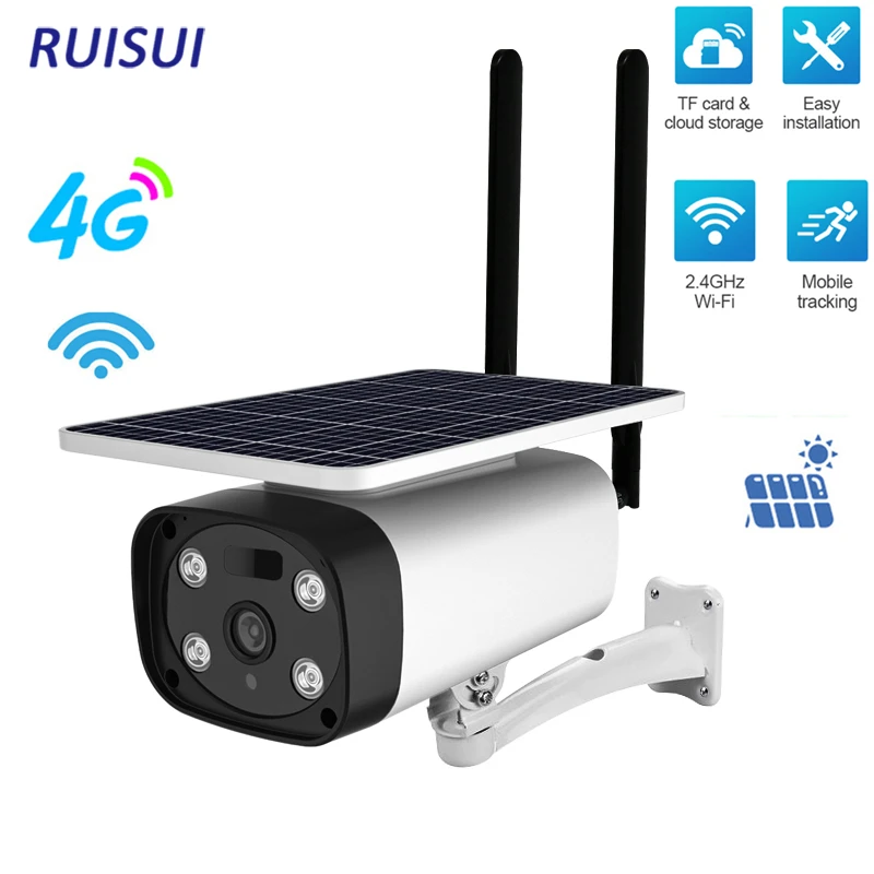 Surveillance With Solar Panel Security Protection Video Cameras With Outdoor Wifi Wireless Solor Kamera - Solor Camera AliExpress