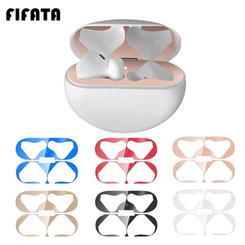 

FIFATA For Huawei Freebuds 3 TWS Bluetooth Earphone Metal Dust Guard Protective Stickers For Freebuds 3 Dust Proof Cover Case