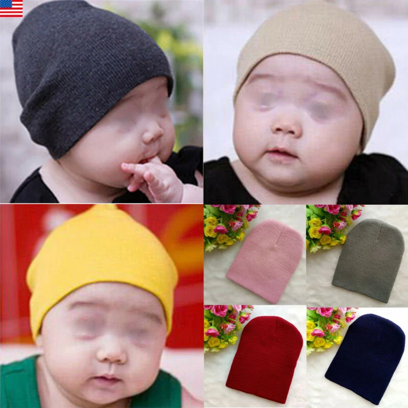 plain baby hats