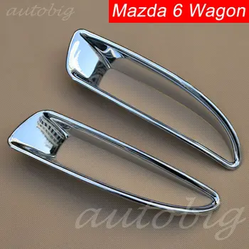 

REAR Fog Light Cover Bumper Reflector Chrome Trim Lamp FOR 2014 2015 Mazda 6 Wagon GJ ATENZA Mazda6