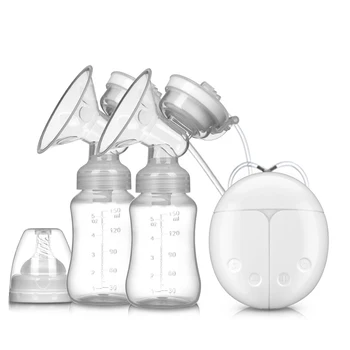 

Double Bilateral Electric Breast Pump Milker Suction Large Automati Massage Postpartum Milk Maker Baby Breastfeeding Accessories