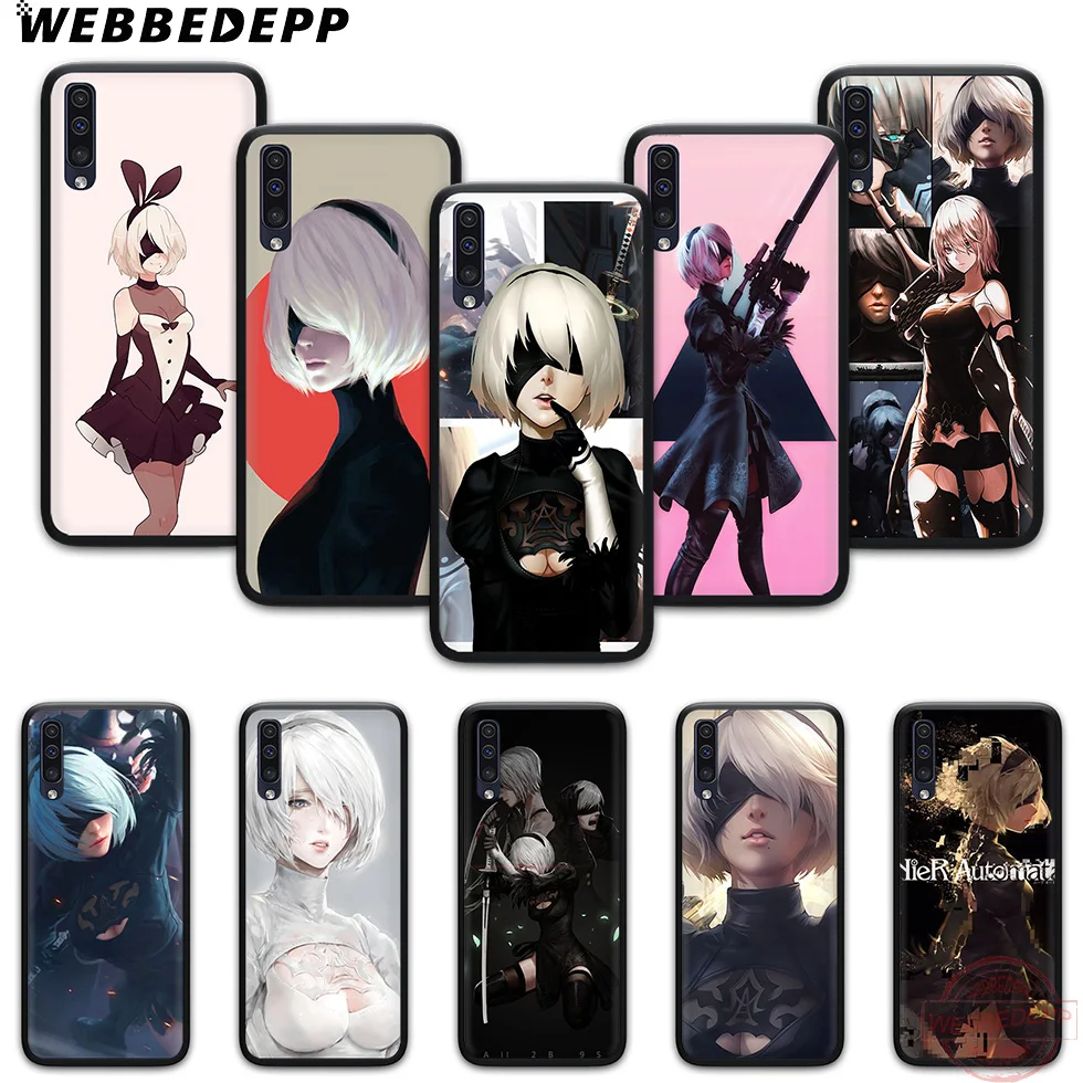 WEBBEDEPP аниме НИР автоматов мягкий чехол для телефона с изображением цветов Samsung A10S