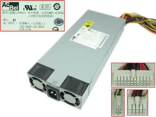

Polytech FS6011 Server Power Supply 400W 1U Server Power Supply