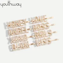 INS металлические золотые свадебные заколки для волос с жемчугом для женщин и девочек, свадебные аксессуары для волос