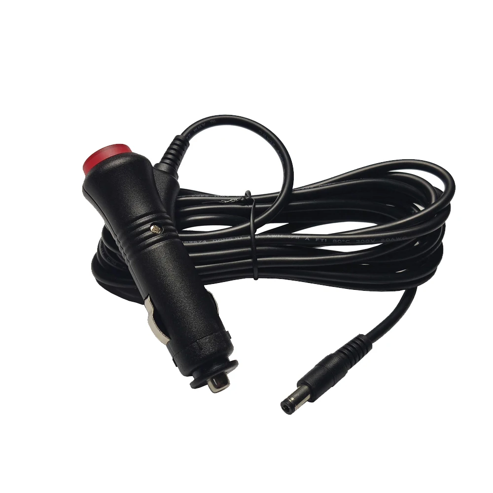 

JKM Cigarette Lighter Plug With Switch 12V / 24V Car Charging Power Cord To DC5.5 * 2.1 Laptop