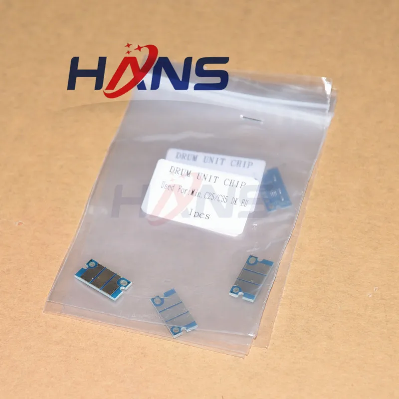 4 шт. Совместим с Konica Minolta Bizhub C25 C35 C 25 35 чип для блока формирования изображений IUP14
