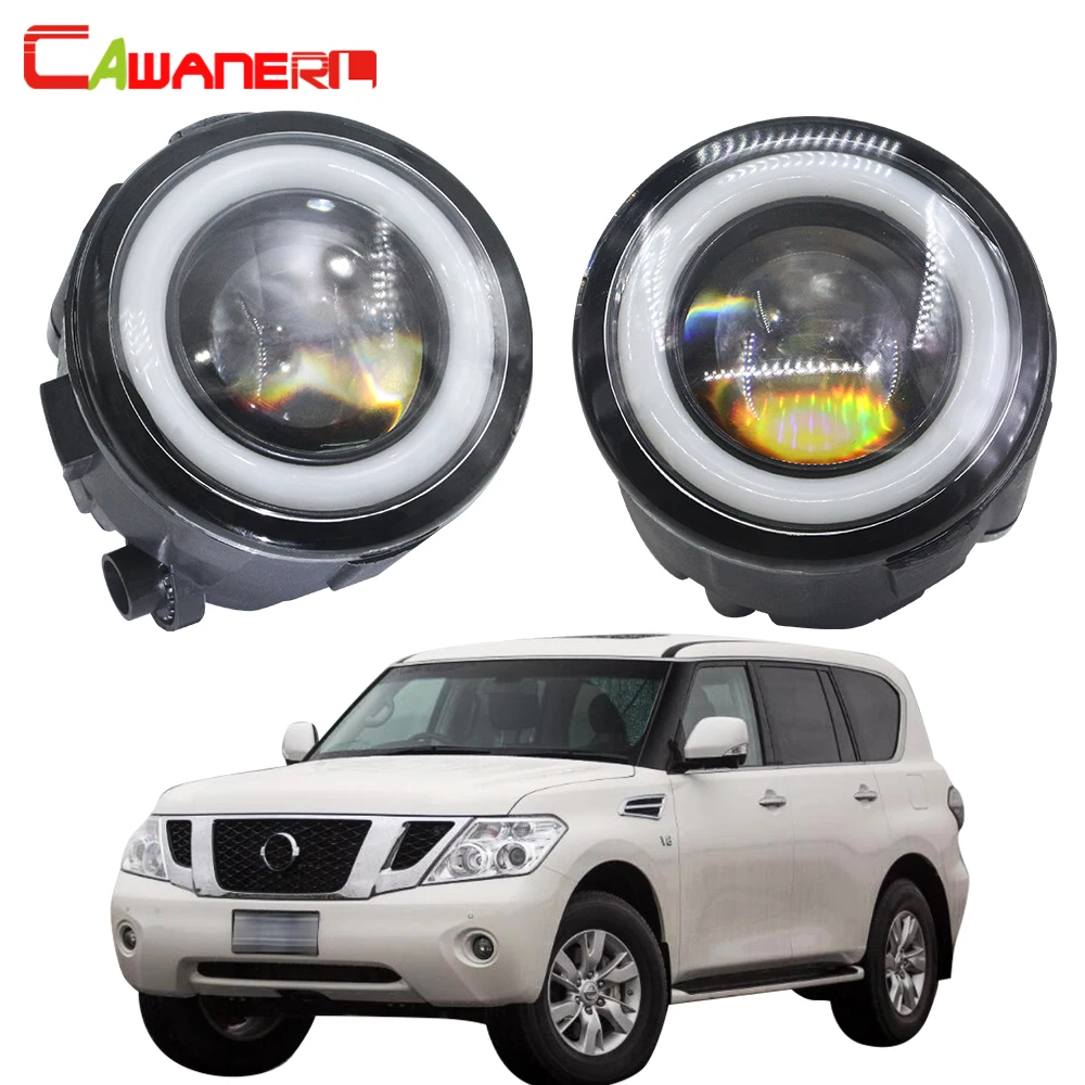 Дневные ходовые огсветильник Cawanerl для Nissan Patrol 3/III Y62 2010-2015 светодиодсветодиодный