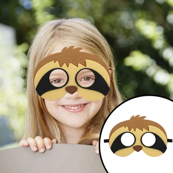 

15pcs Safari Jungle Animal Felt Masks Cosplay Mask Festival Party Accessories Birthday Kids Costume Dress-Up Supplies