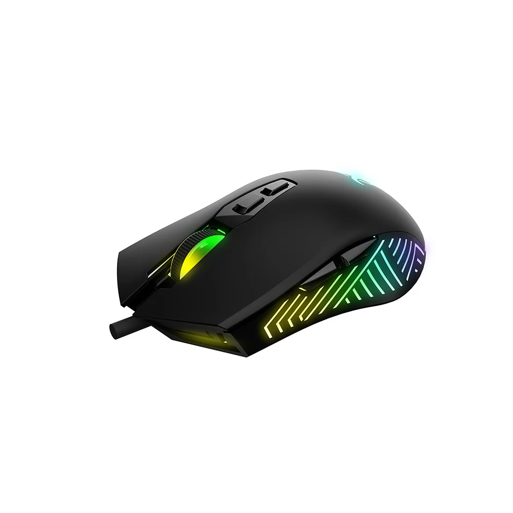 Wired LED Gaming Mouse 6400 DPI Computer Mouse Gamer USB Ergonomic Mouse With Cable For PC Laptop RGB Optical Mice With Backlit mini computer mouse