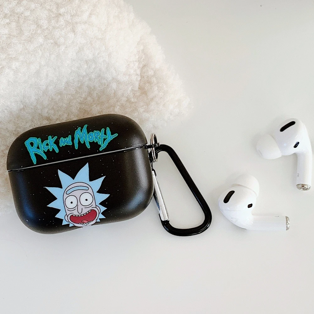 2 For airpods Pro Мягкий ТПУ беспроводной чехол для наушников с мультяшным изображением Рика и Морти для Apple AirPods 2 и 1 Pro - Цвет: 2 For airpods Pro