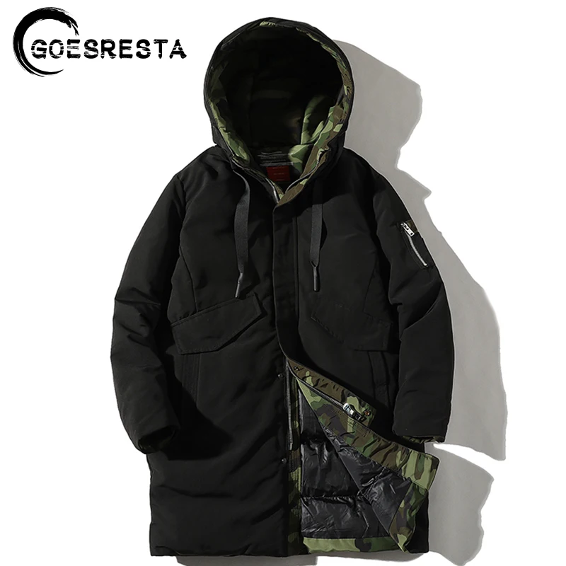 GOESRESTA 2020 Winter Thick Warm Jacket Men Liner Camouflage Fashion Long Parkas Casual Hooded Large Size Cotton Coat Men M-4XL GOESRESTA 2020 Winter Thick Warm Jacket Men Liner Camouflage Fashion Long Parkas Casual Hooded Large Size Cotton Coat Men M-4XL