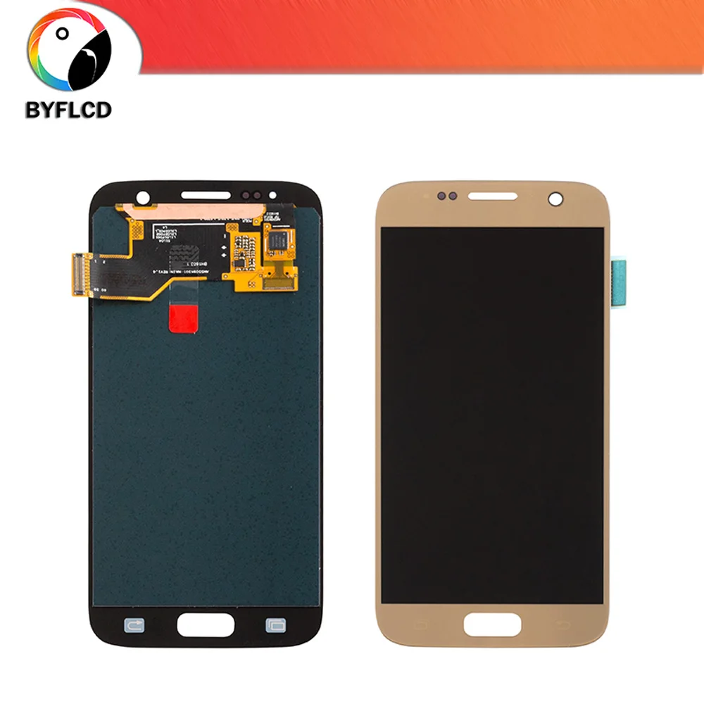5,1 ''ЖК-дисплей для samsung Galaxy S7 G930 G930F дисплей для samsung S7 lcd комплект сенсорного экрана Замена с рамкой