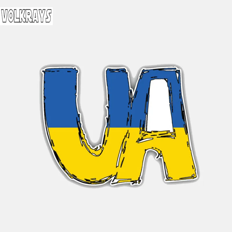 Volkrays креативные автомобильные стикеры украинский мир флаг UA аксессуары для