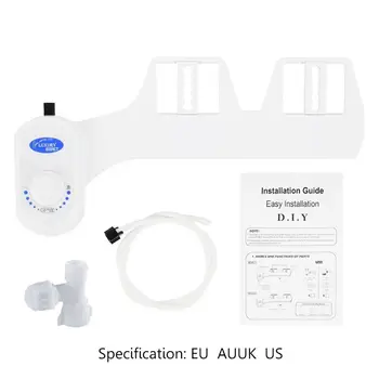 

Bidet Sprayer Toilet Seat Attachment Self Cleaning Single Nozzle Fresh Water Spray Non-Electric Home Cleaning Tool
