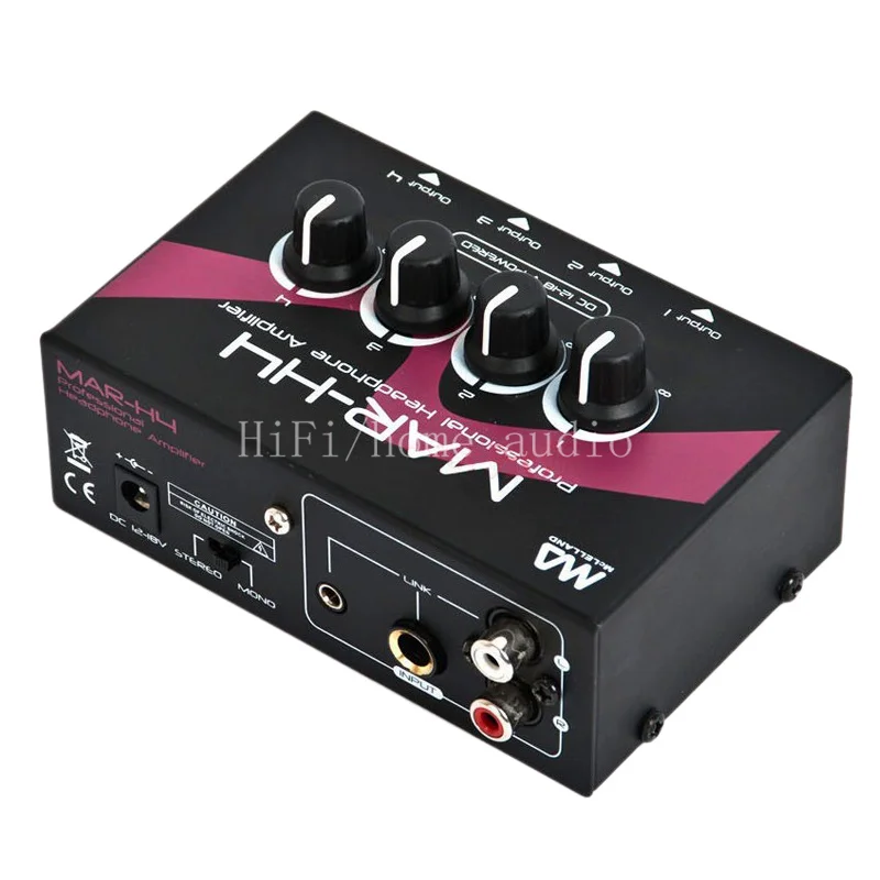 Uk Mclelland Marh4 4ch Professional Headphone Amplifier Amp Recording