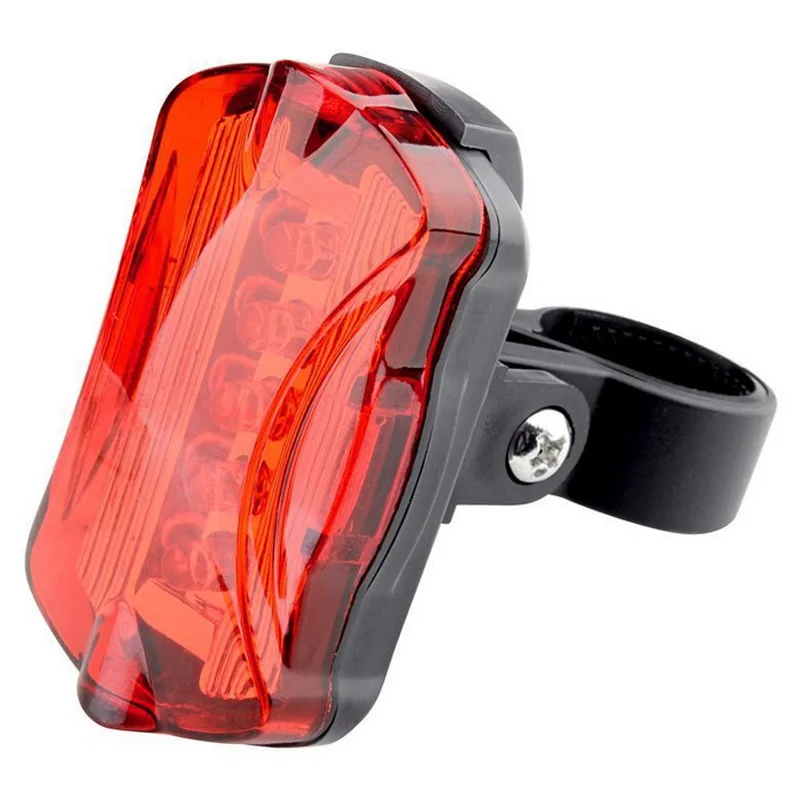 Lampe Avant Vélo 5 LED - Amovible - Sécurité Nuit - Gris - Universel VTT/Vélo