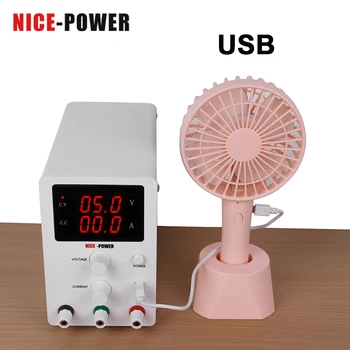 

Nice-power Regulated USB DC Laboratory Power Supply Adjustable 30V 10A Lab Voltage Regulator Stabilizer Switching Bench Source