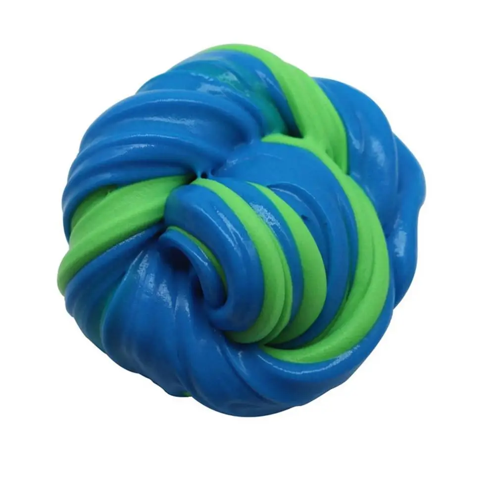 blue green Новинка, сделай сам, мягкая выдавливающая слизи, грязь, снятие стресса, игрушка из кристаллов, декомпрессия, релиз из грязи, желе для детей, игрушки, подарки - Цвет: blue green