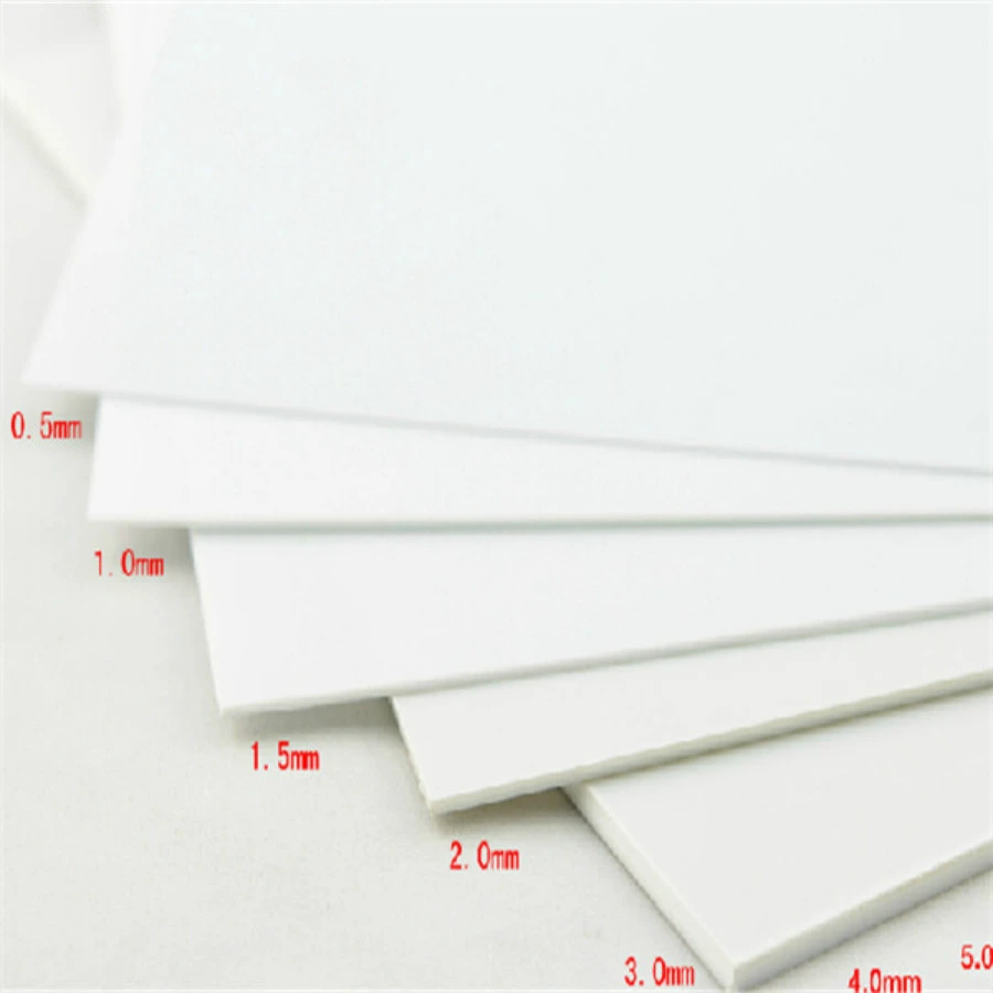 300x200mm With 1mm 2mm 3mm 5mm 7mm 9mm Thickness PVC Foam Plastic Flat Sheet Board Model Platessories|Model Building Kits| - AliExpress