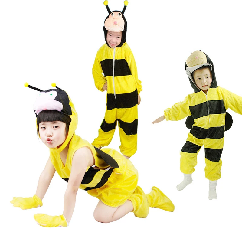 New Cartoon Animal Bug Outfit Insect Bee Costumes Kids Cosplay Jumpsuit Fancy Party Dress for Children Girls Boys New Cartoon Animal Bug Outfit Insect Bee Costumes Kids Cosplay Jumpsuit Fancy Party Dress for Children Girls Boys