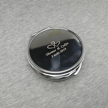 

Personalized bridesmaid gifts Cute beauty tool stainless steel mirror customized free with my design