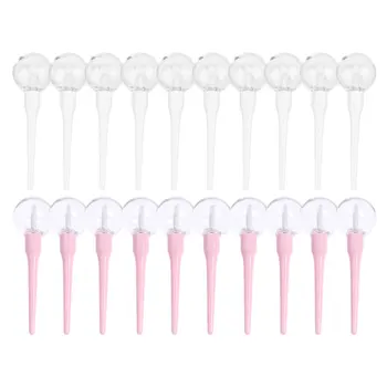

20pcs 8ml Lollipop Shape Lip Gloss Tube for Home (Pink, White)