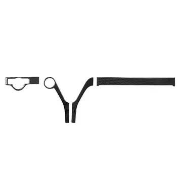 

Auto modification parts Carbon fiber central control trim Headlight switch trim strip for C class car 2007 2010