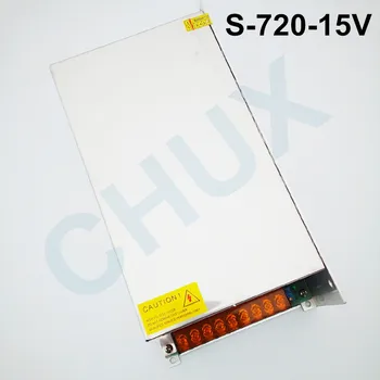 

Switching Power Supply 720W DC 15V 48A 110 or 220V AC to DC 15V SMPS For LED Strip Display Light CNC CCTV free shipping