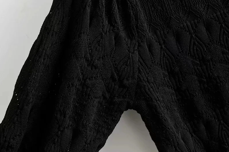 Увядшие зимние свитера для женщин pull femme Англия офис леди элегантный кружева сплайсинга с пышными рукавами Свитеры для женщин пуловеры Топы