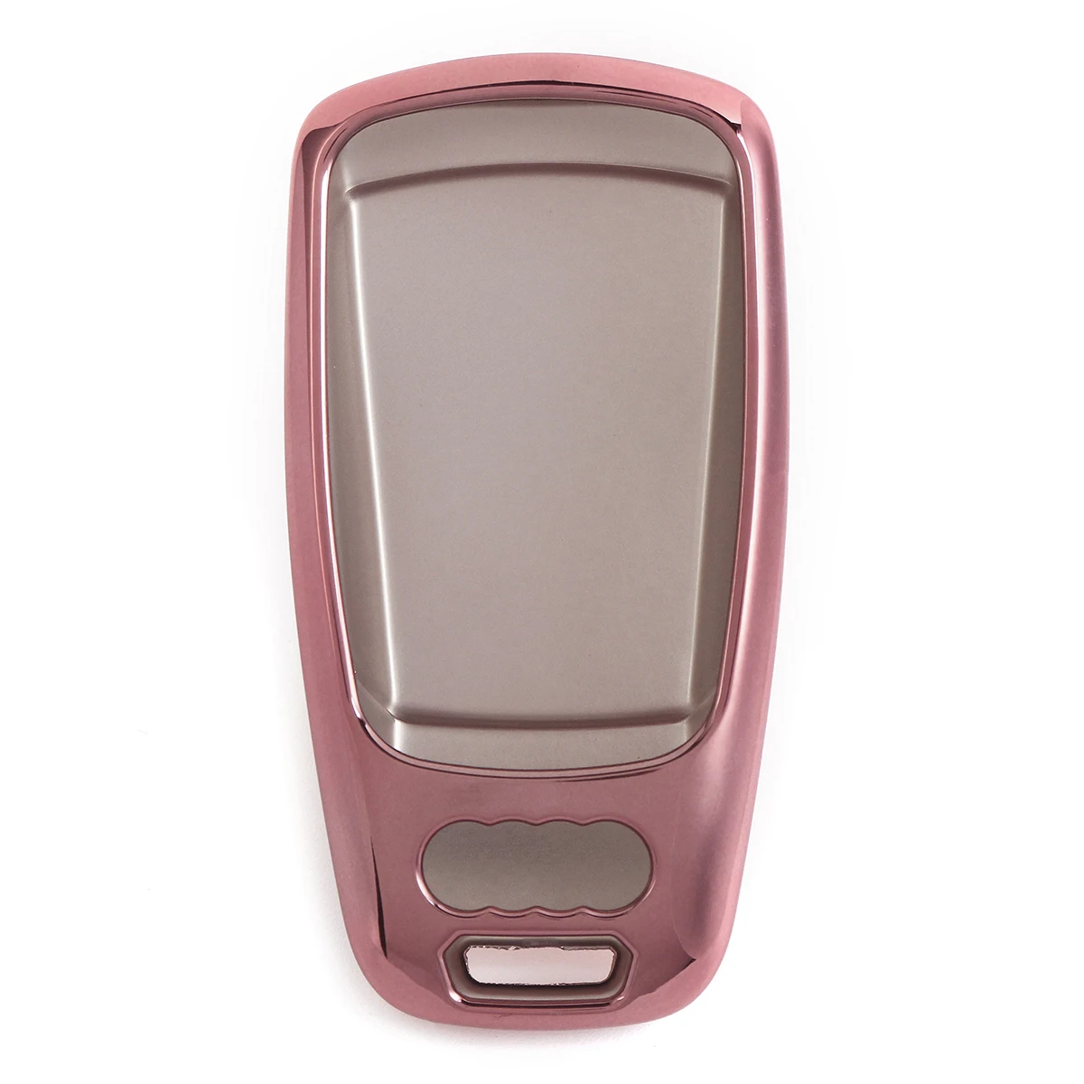 Pink Мягкий защитный чехол из ТПУ для автомобильных ключей, кожаный чехол для AUDI A4 A4L A5 Q5 Q7 TT, брелок для ключей, аксессуары для стайлинга автомобилей - Название цвета: Pink